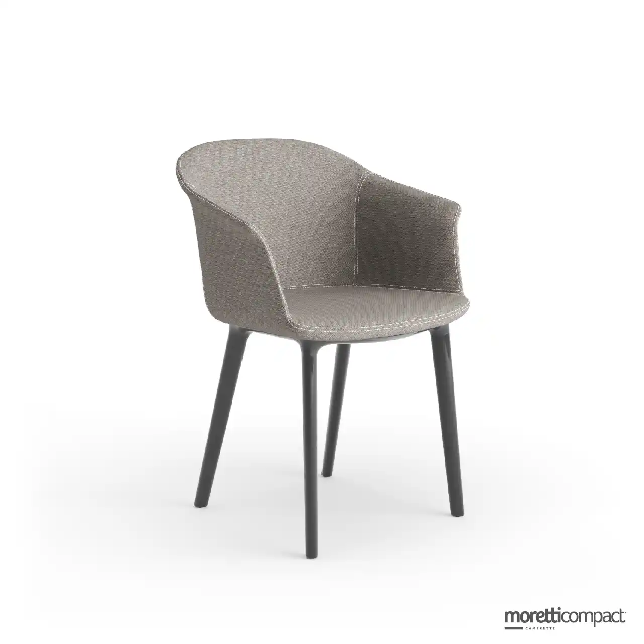 Poltroncina Mirò imbottita (basamento Nero)