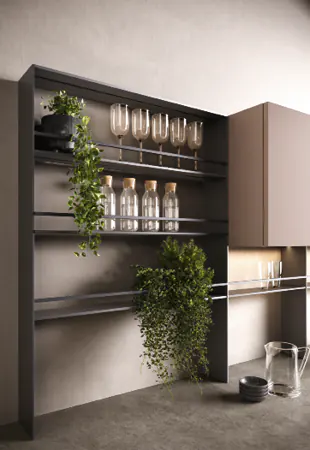 Boiserie attrezzata