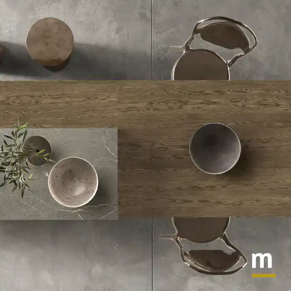 Tavolo integrato sul piano