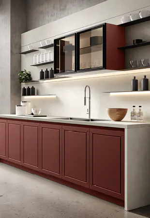 Boiserie con struttura Panel