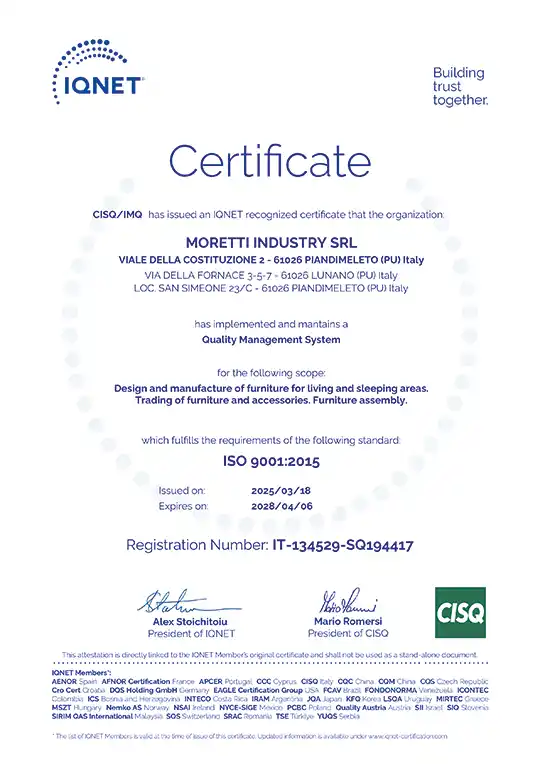 Certificato ISO 9001