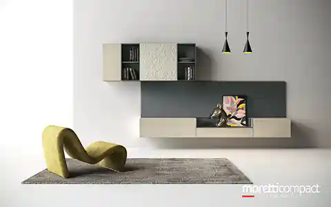 Living industrial con modulo in biomalta