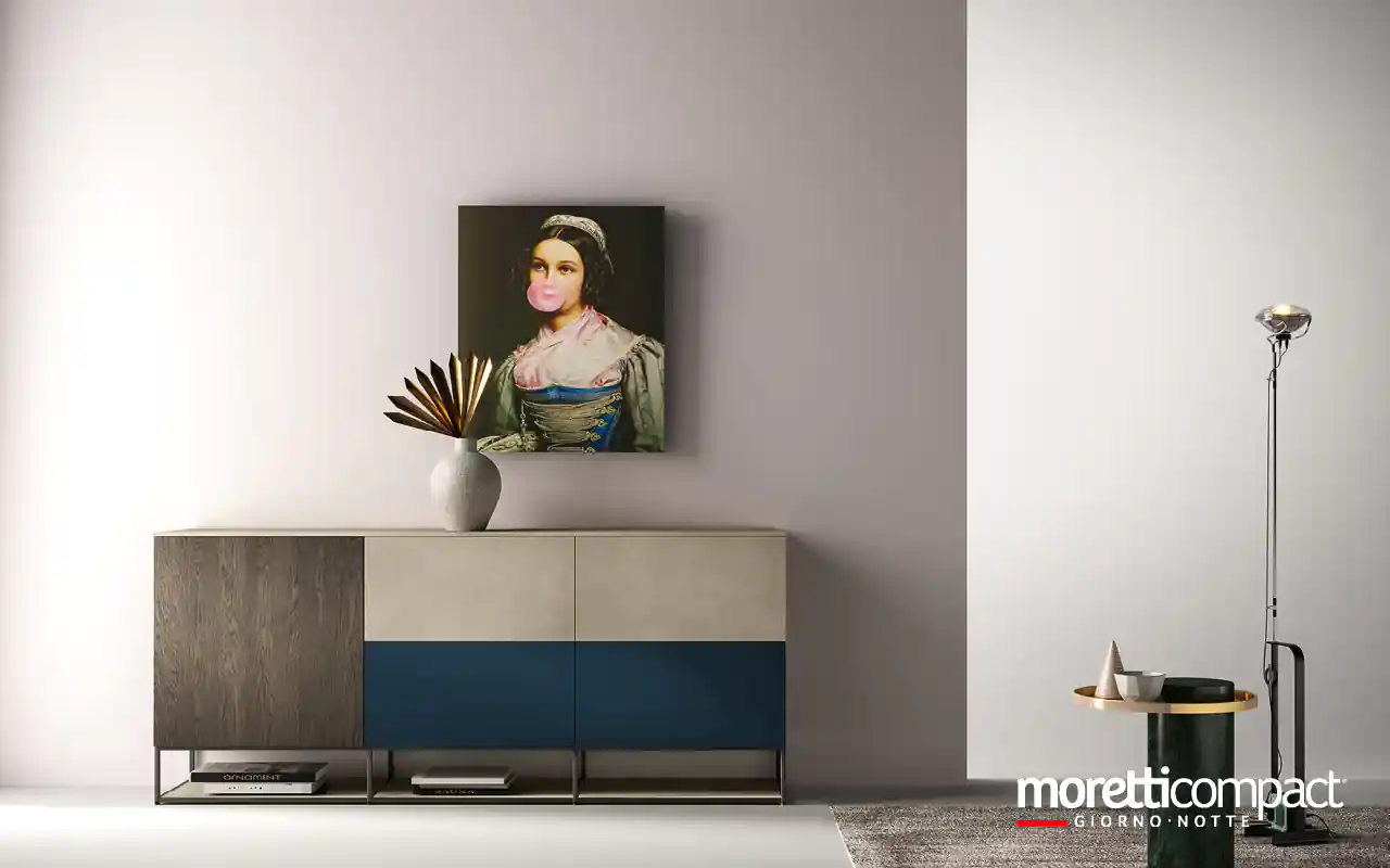 Madie con base in profilato alluminio