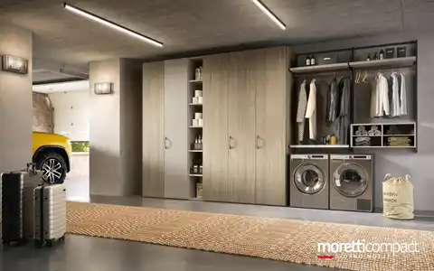 Cabina sospesa lineare lavanderia