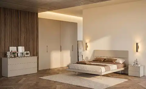 Camera Prime con Armadio battente, gruppo Argo e letto Mix