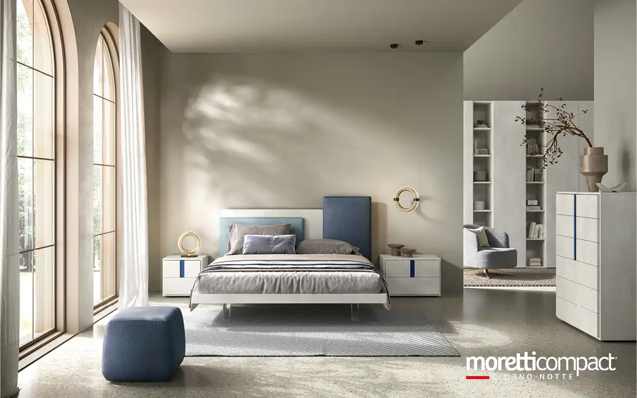 Camera con gruppo Cube e letto Mondrian